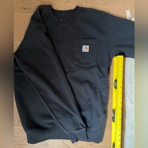 Carhartt longsleeve sweatshirt , black, size small